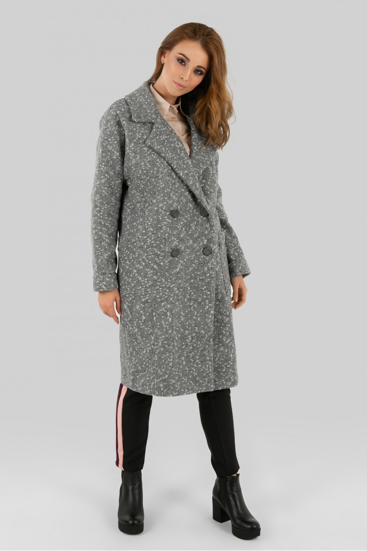 Пальто 5540 Светло-серый