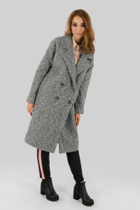 Пальто 5540 Светло-серый