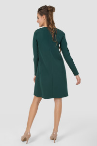 Платье 5553 Темно-зеленый