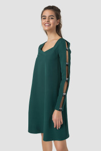 Платье 5553 Темно-зеленый