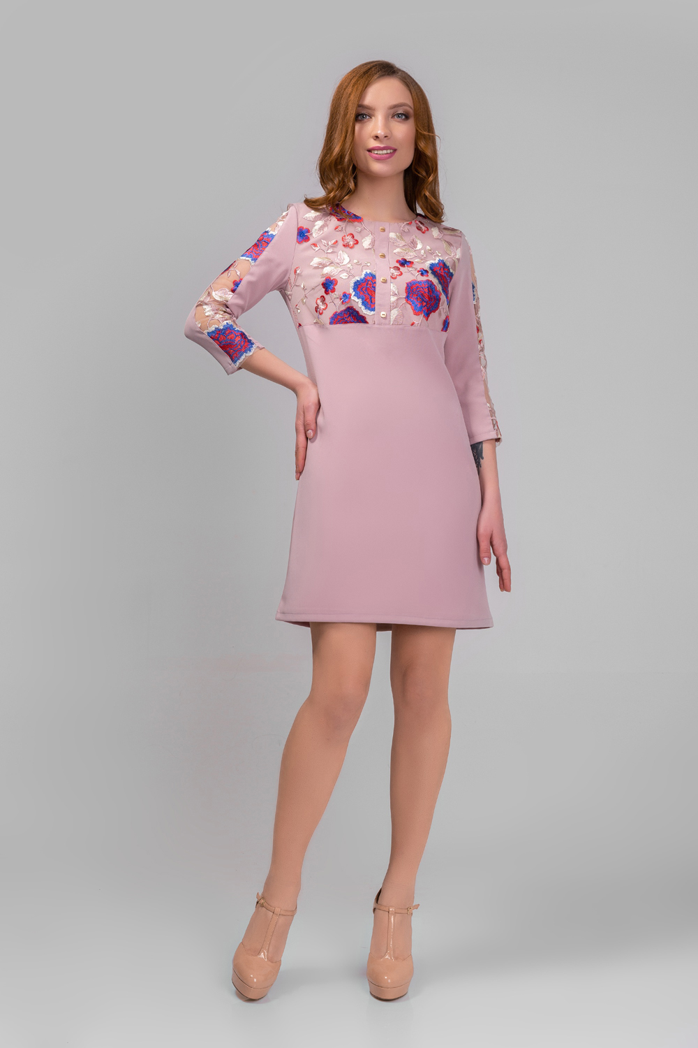 Платье 5603 Пудра