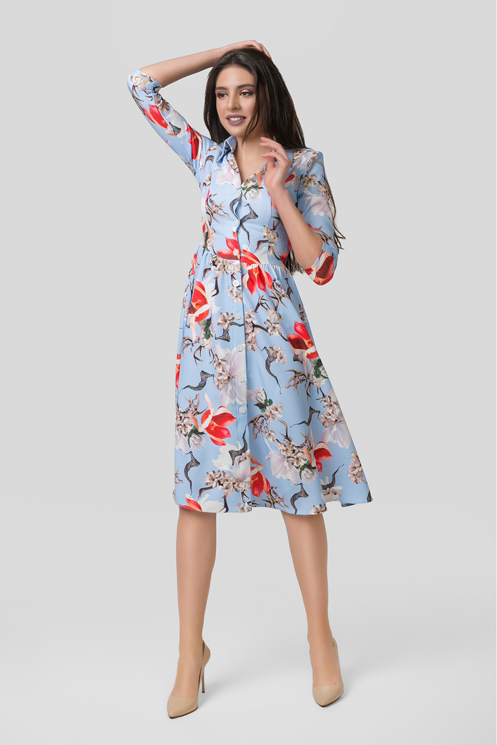 Платье 5604 Голубой