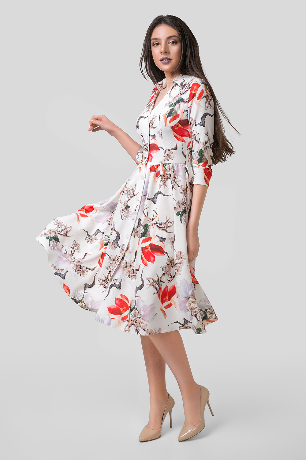 Платье 5604 Молочный