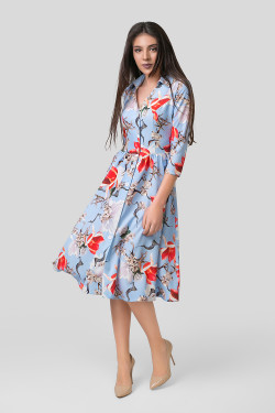 Платье 5604 Голубой