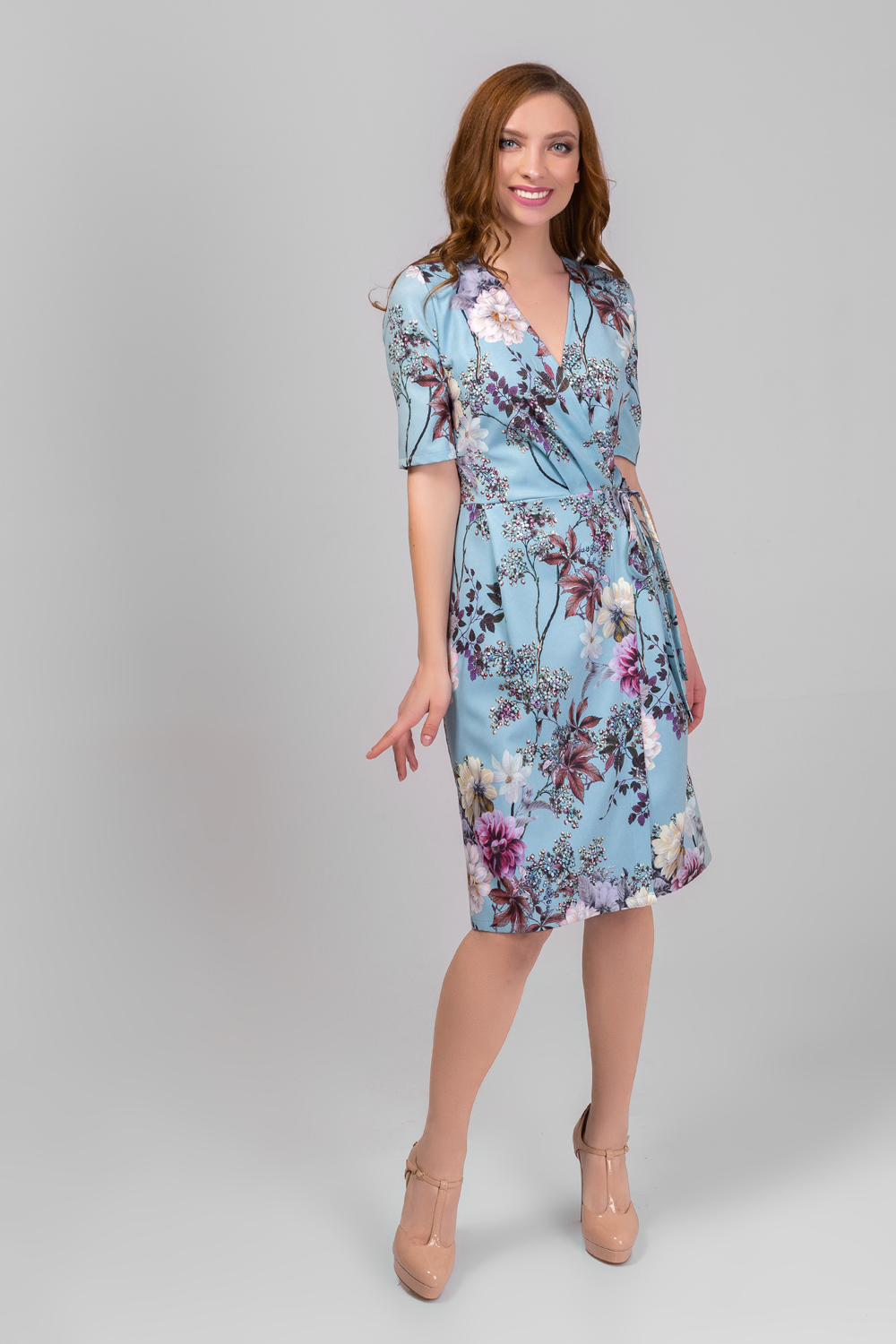 Платье 5613 Голубой