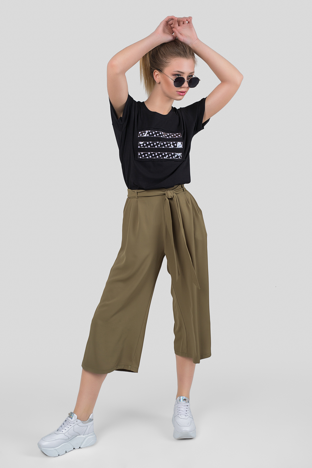 Брюки-кюлоты 5635 Хаки