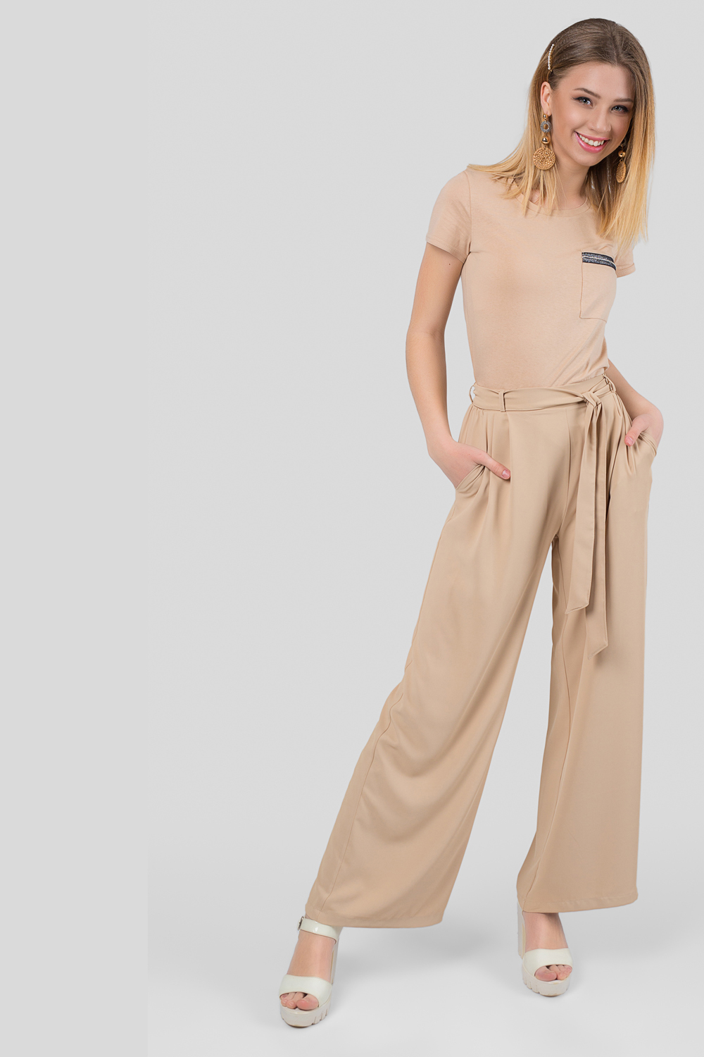 Брюки 5640 Бежевый