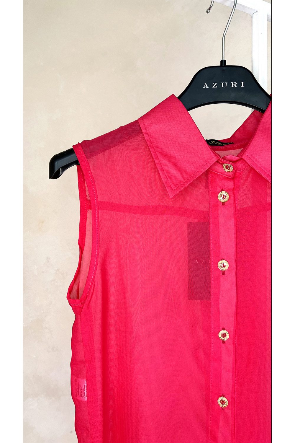 Блузка 5296 Малиновый Малиновый