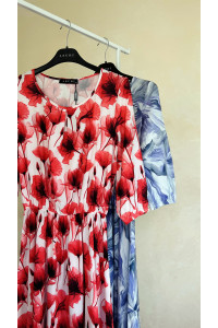 Платье 5447 Красный-маки Красный