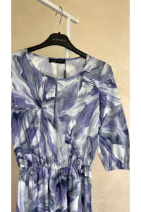 Платье 5447 Сирень-цветы Сирень