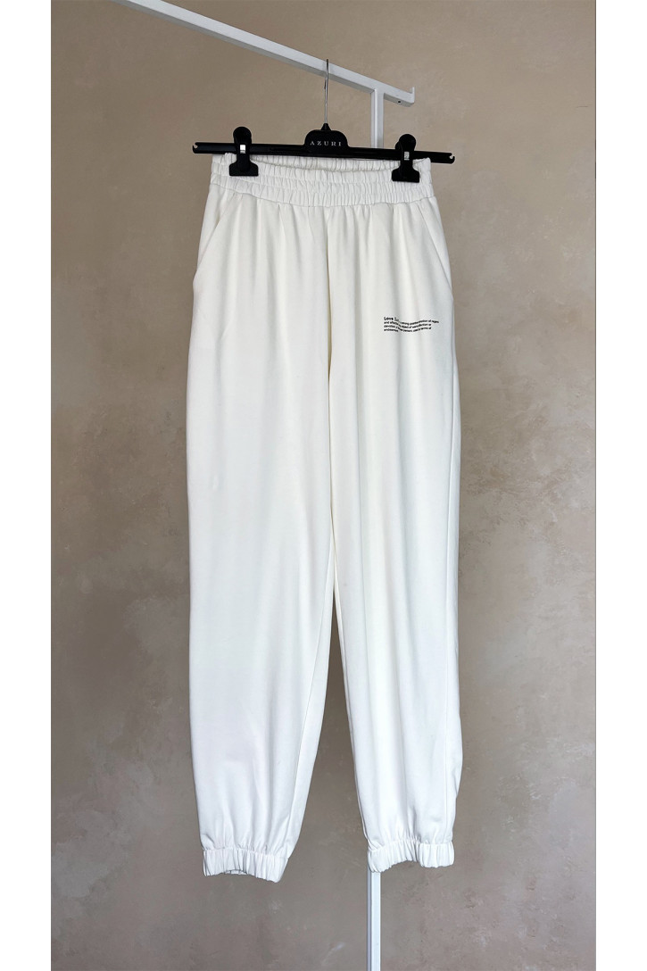 Штаны 6008/1 Молочный