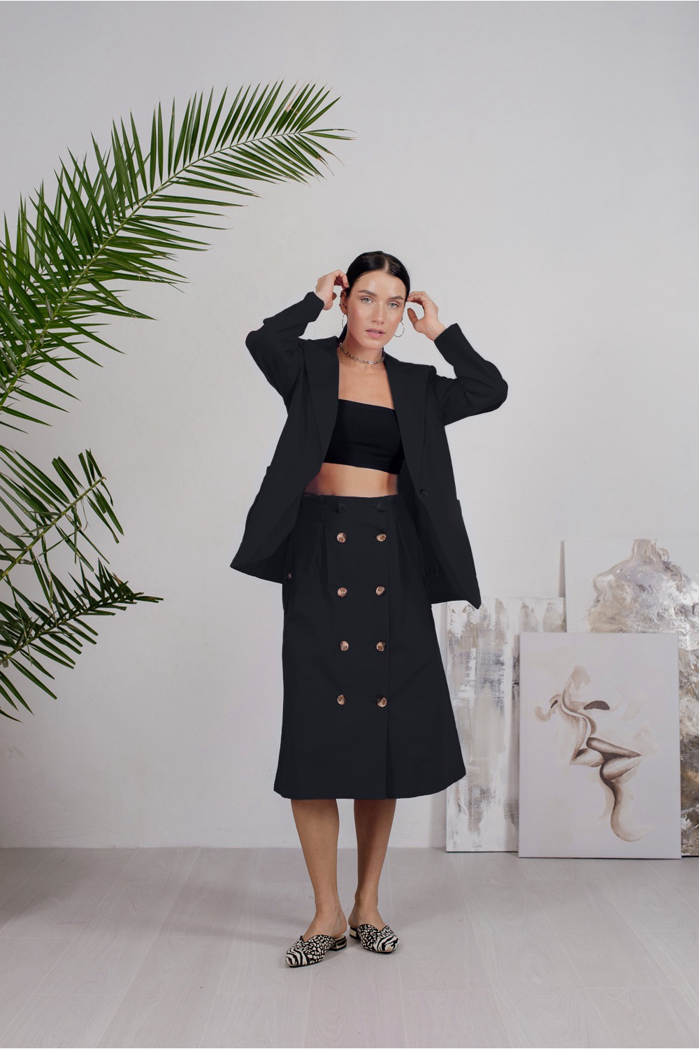 Юбка 6206 Черный