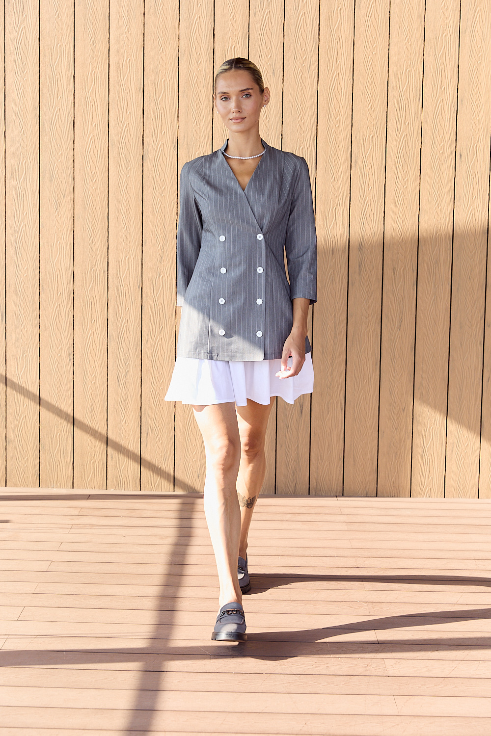 Платье 6703 Серый