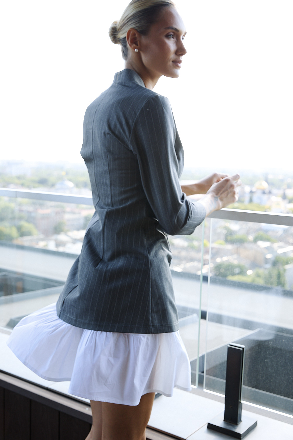 Платье 6703 Серый