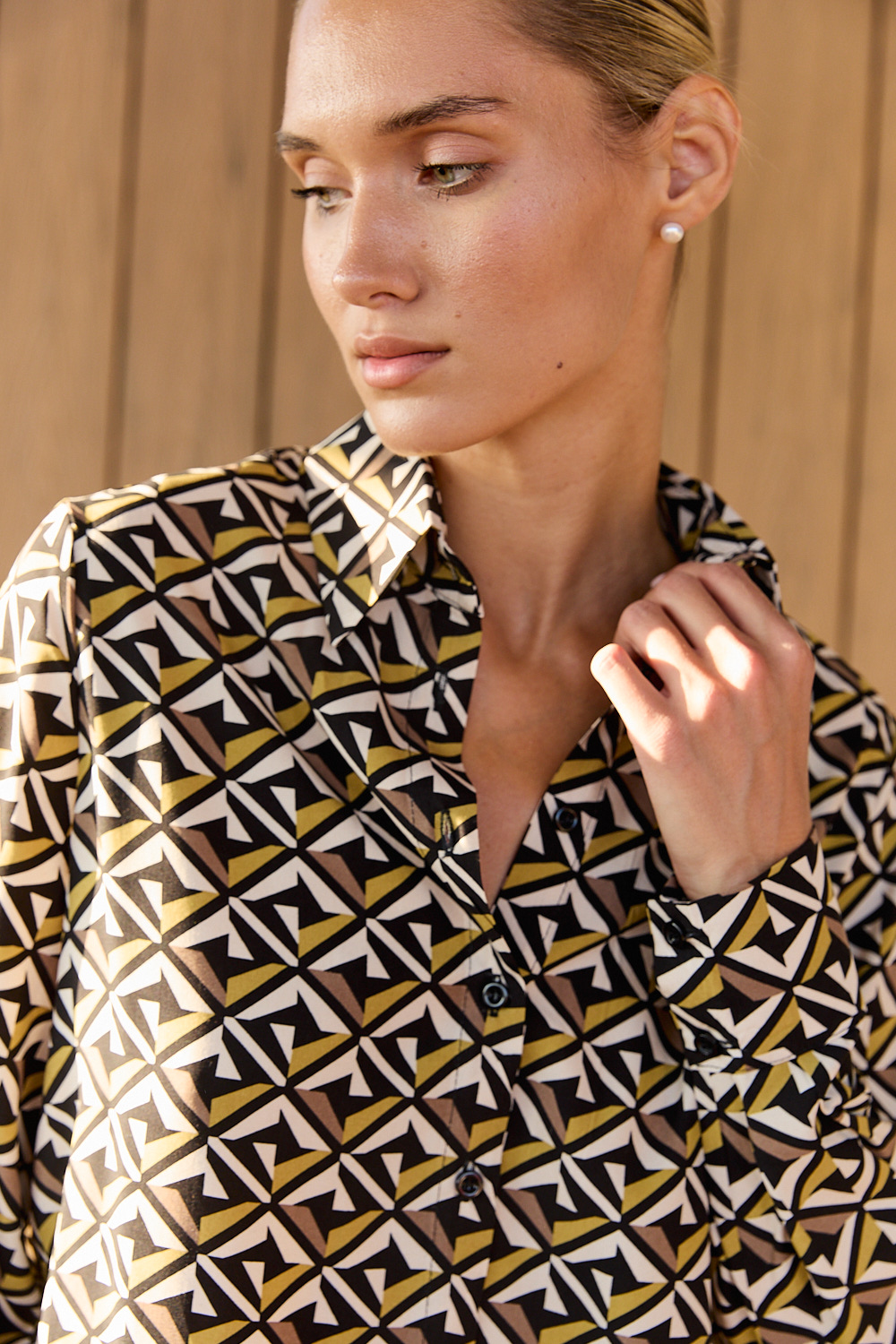 Рубашка 6707 Горчица