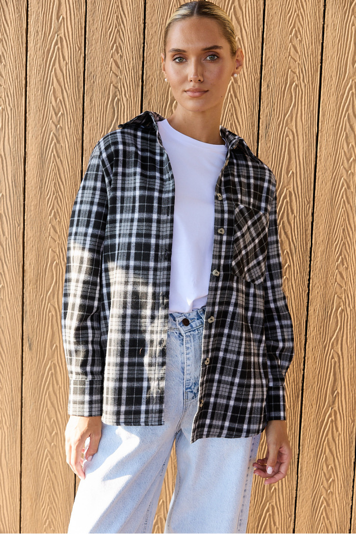 Рубашка 6712 Черный