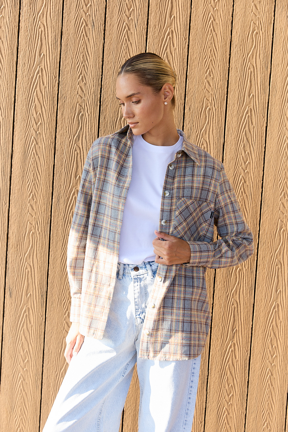 Рубашка 6712 Серый