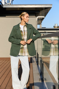 Рубашка 6713 Зеленый