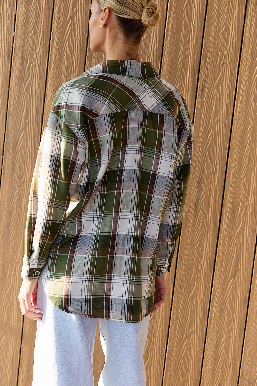 Рубашка 6713 Зеленый