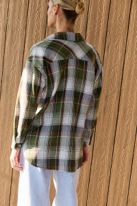 Рубашка 6713 Зеленый