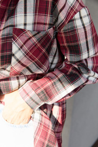 Рубашка 6713 Бордовый