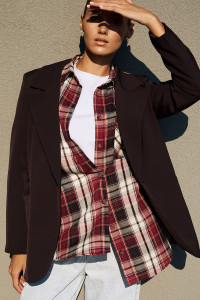 Рубашка 6713 Бордовый