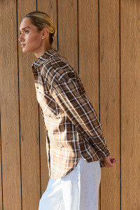 Рубашка 6713 Коричневый