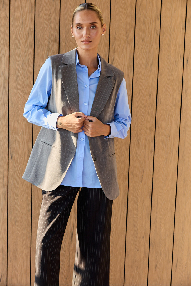 Жилет 6714 Серый