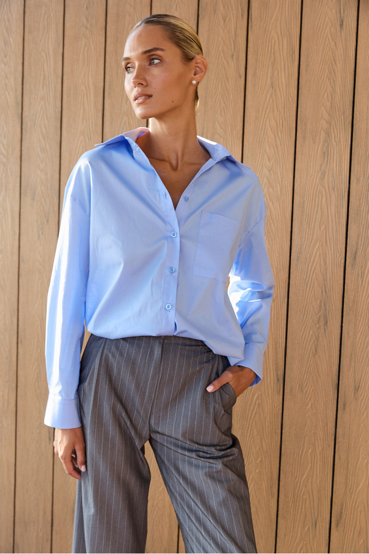 Рубашка 6718 Голубой