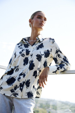 Рубашка 6721 Кремовый