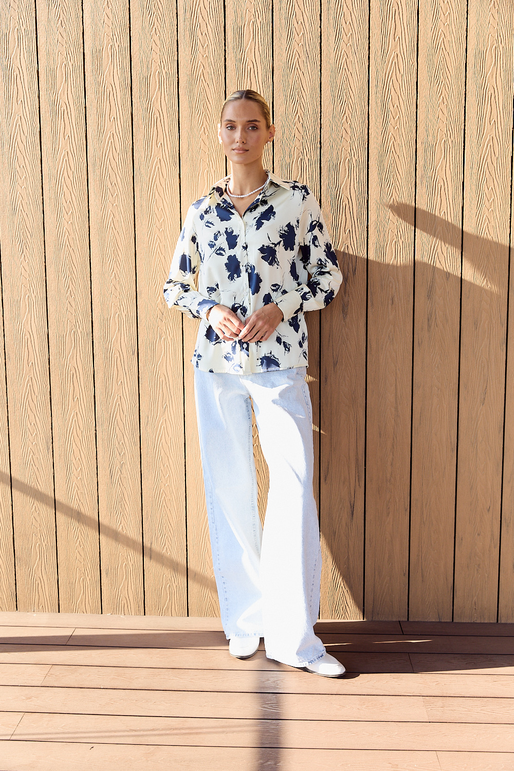 Рубашка 6721 Кремовый