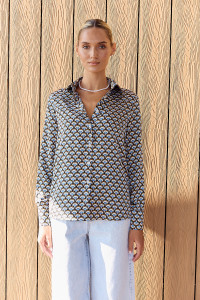 Рубашка 6721 Синий