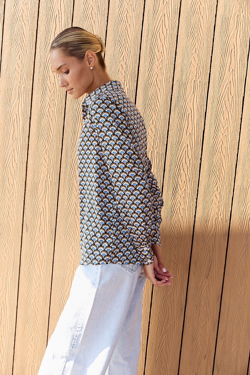 Рубашка 6721 Синий