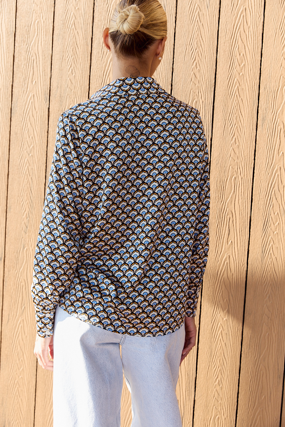 Рубашка 6721 Синий