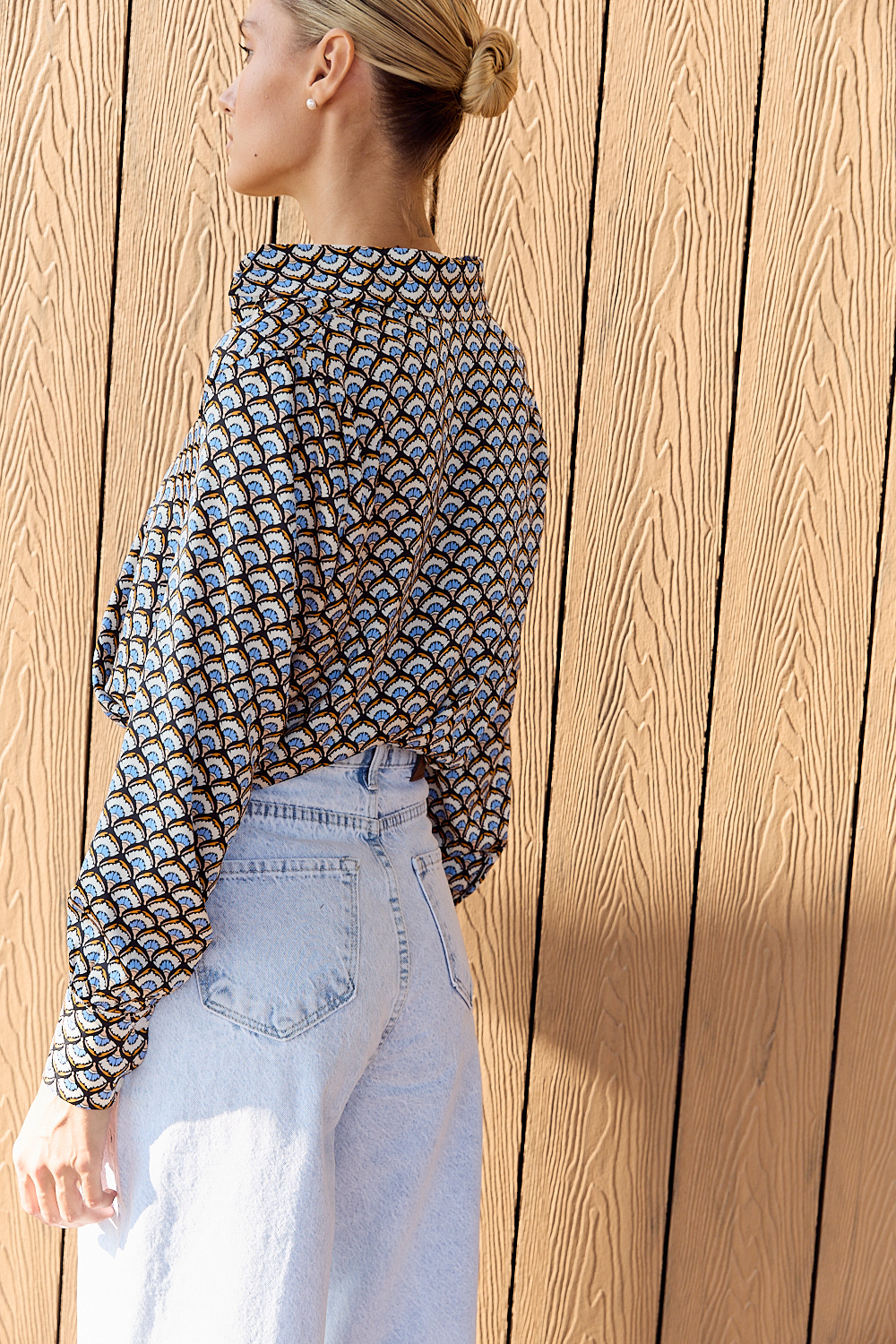 Рубашка 6721 Синий