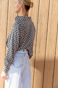 Рубашка 6721 Синий