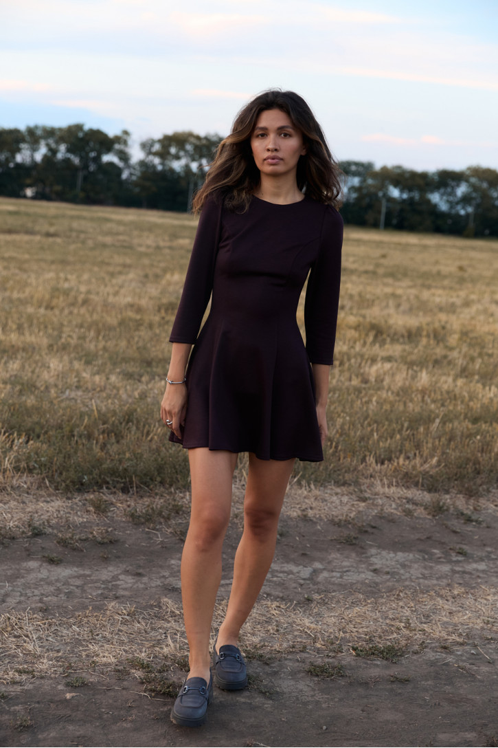 Платье 6704 Бордовый