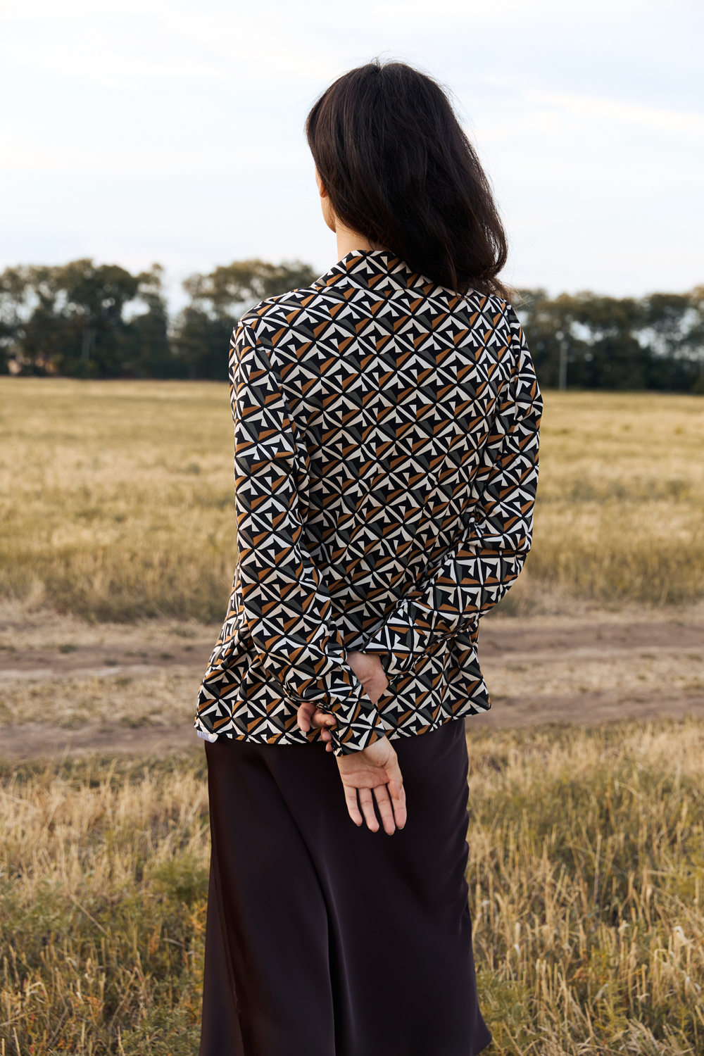 Рубашка 6707 Карамель