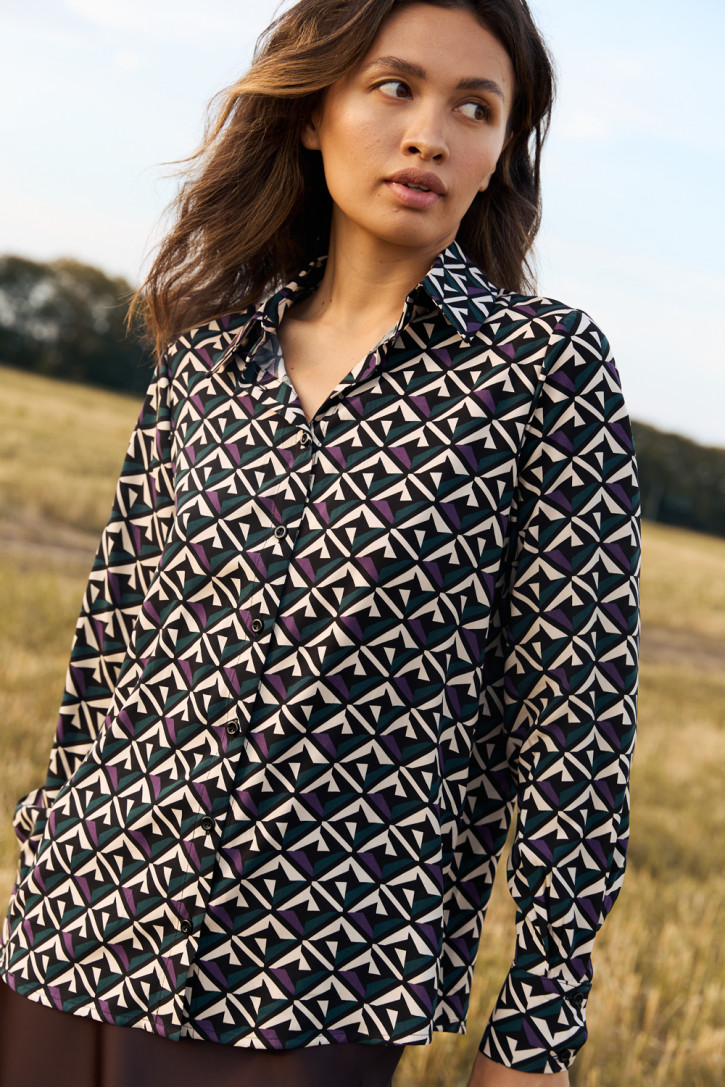 Рубашка 6707 Фиолетовый