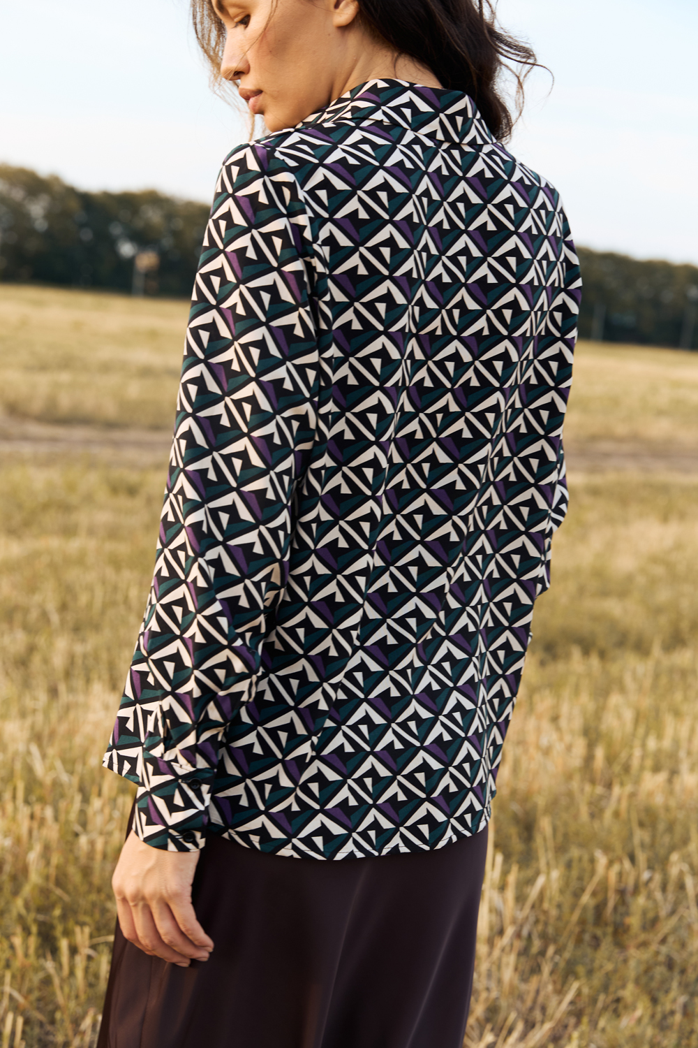 Рубашка 6707 Фиолетовый