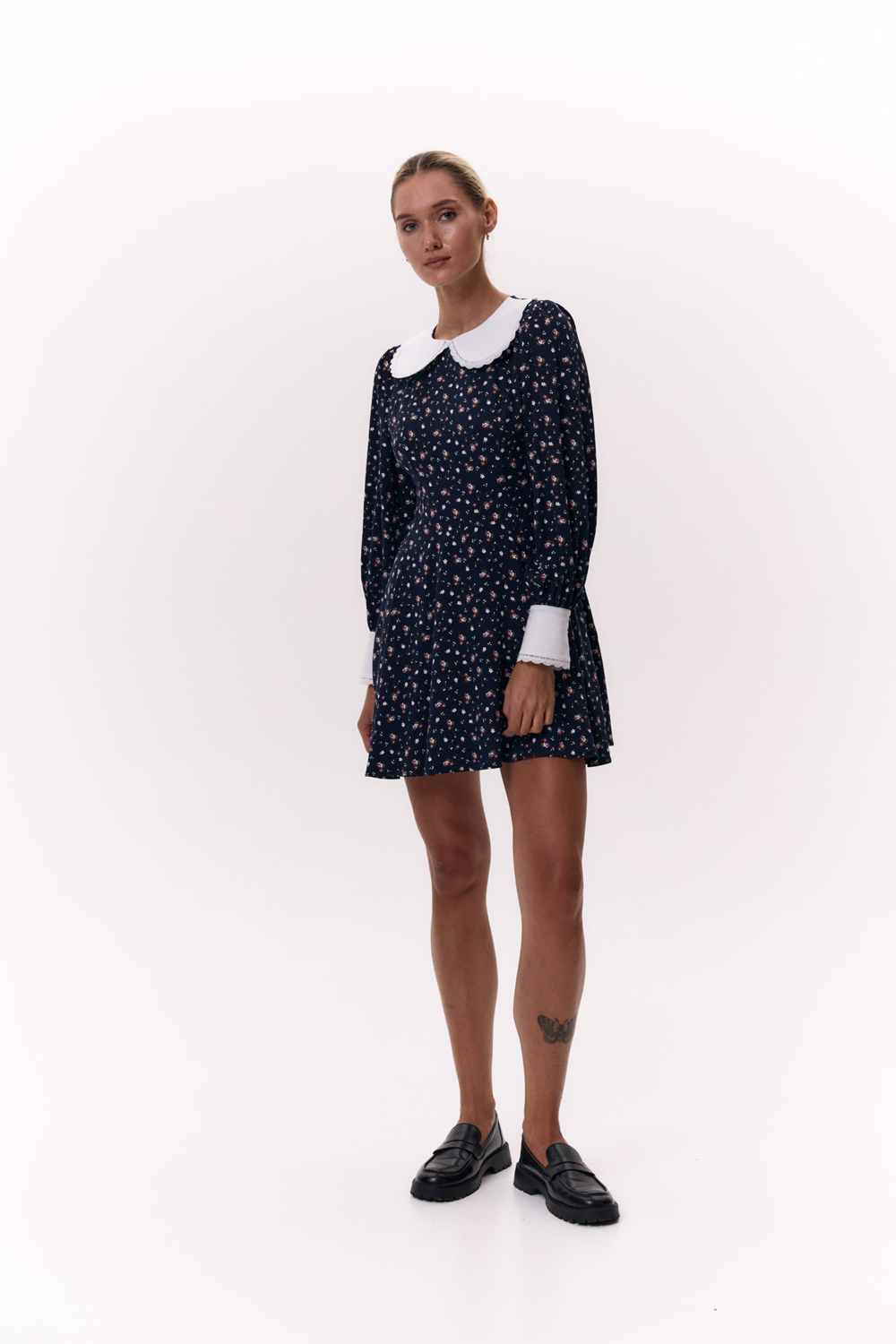 Платье 6708 Темно-синий