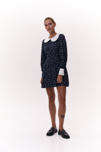 Платье 6708 Темно-синий