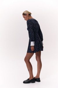 Платье 6708 Темно-синий