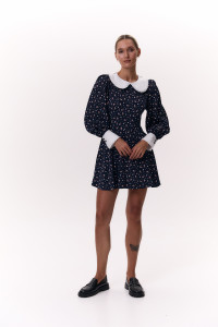 Платье 6708 Темно-синий