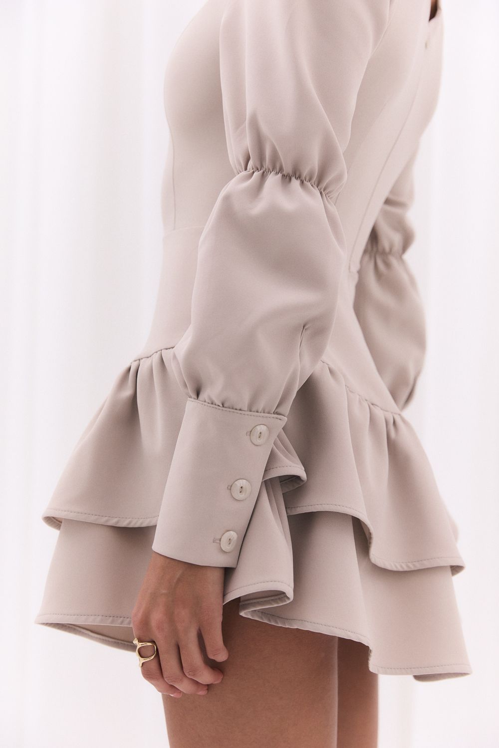 Платье 6710 Бежевый