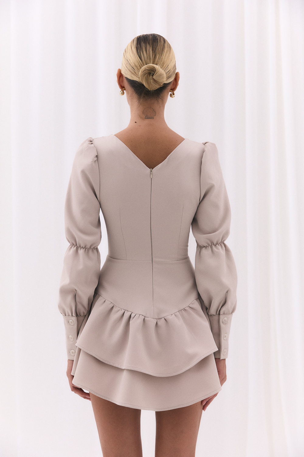 Платье 6710 Бежевый