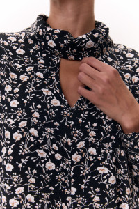 Платье 6720 Черный-белый