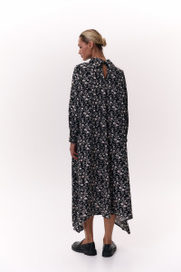 Платье 6720 Черный-белый