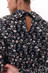 Платье 6720 Черный-белый