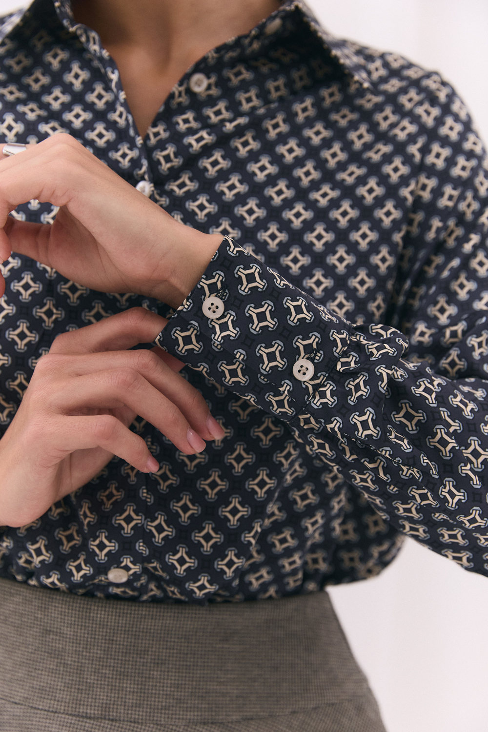 Рубашка 6721 Графит